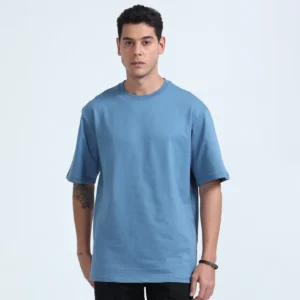 تیشرت آبی بیسیک یونیسکس