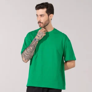 تیشرت سبز بیسیک یونیسکس