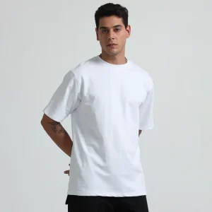 تیشرت سفید بیسیک یونیسکس